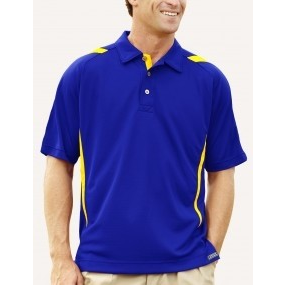 Men's Pegasus Ottoman Color Block Polo Shirt