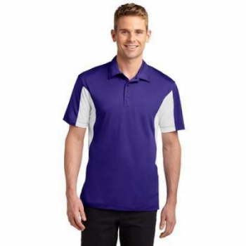 Sport-Tek® Side Blocked Micropique Sport-Wick® Polo Shirt
