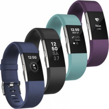 FitBit Charge 2 Heart Rate + Fitness Wristband - Large