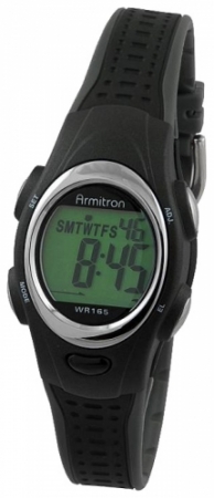 Armitron Ladies Chronograph Black Digital Sport Watch
