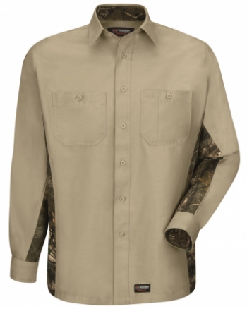 Wrangler - Workwear Long Sleeve Camo Shirt -