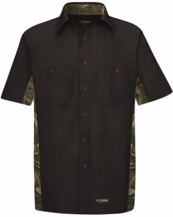 Wrangler - Short Sleeve Camo Shirt -