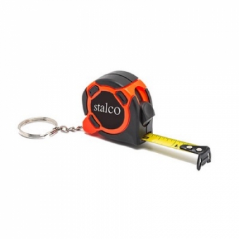 Lufkin 1/2" x 6' Key Ring Tape Measure, Black Plastic Case