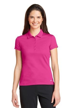 Nike Golf Ladies Dri-FIT Solid Icon Pique Polo.