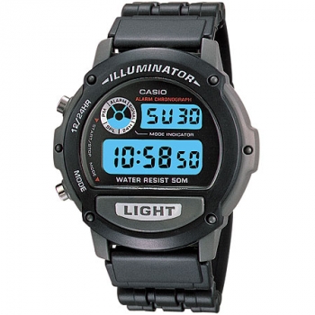 Casio Men's Large Digital Sports Watch w/Black Resin Band & Military Green Case