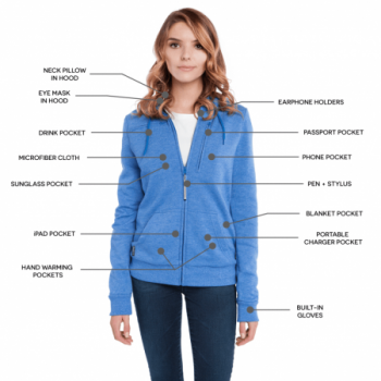 BauBax Women's Travel Sweatshirt