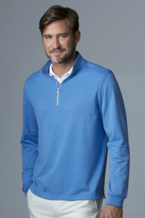 Greg Norman Heathered 1/4-Zip Pullover