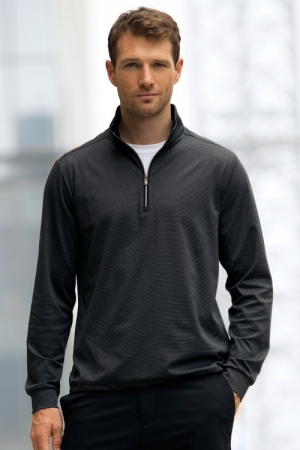 Greg Norman Heathered 1/4-Zip Pullover