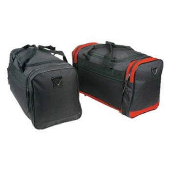 Duffel Bag (Black With Red Trim)