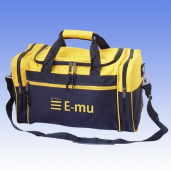 Duffel Bag (Black With Yellow Trim)