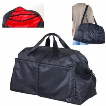 Metro Xl Lightweight Polyester Duffel Bag - Black