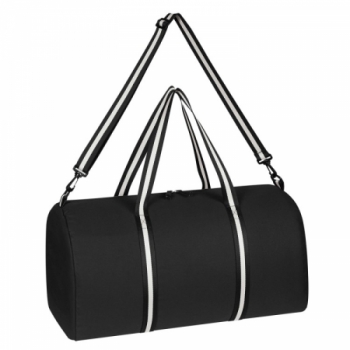 Striped Handle Duffel Bag