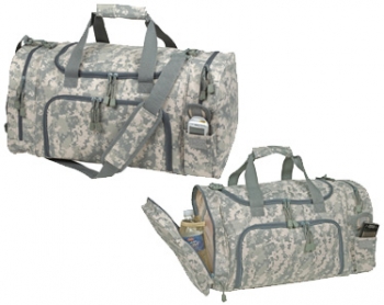 Digital camo duffel bag