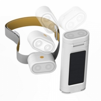 LUCI BEAM 2-IN-1 SOLAR HEADLAMP AND FLASHLIGHT