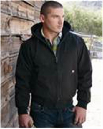 DRI DUCK - Hooded Cloth Jacket with Tricot Quilt Lining Tall Sizes -