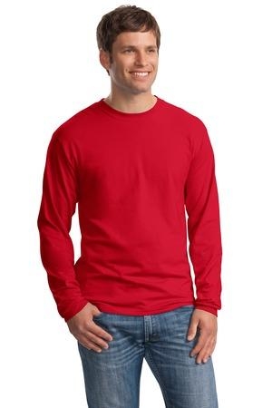 Hanes Beefy-T -  100% Cotton Long Sleeve T-Shirt.