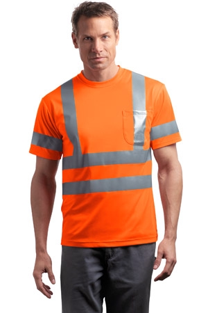 CornerStone - ANSI Class 3 Short Sleeve Snag-Resistant Reflective T-Shirt.