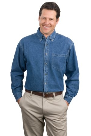 Port Authority - Heavyweight Denim Shirt.