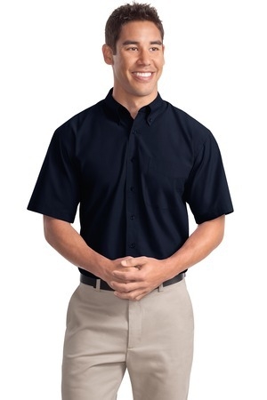 Port Authority - Short Sleeve Easy Care  Soil Resistant Shirt.
