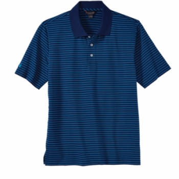 Brooks Brothers Men's Fine Stripe Jersey Short Sleeve Polo