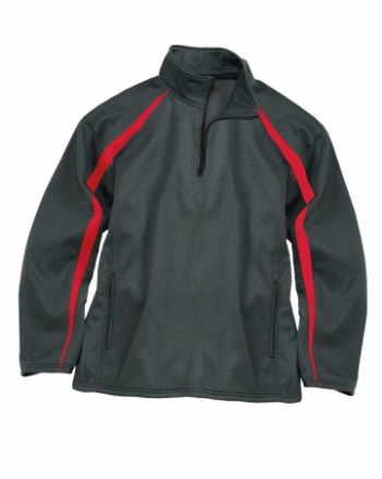 Badger - Fusion Colorblock Polyester Fleece Quarter-Zip Pullover -