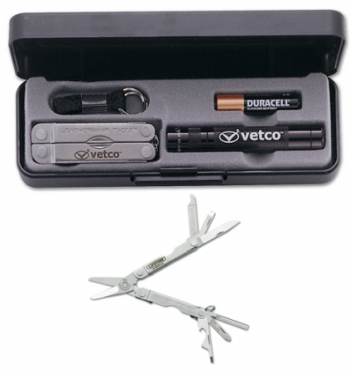 Mag-Lite® Solitaire® Flashlight w/ Stainless Steel Leatherman® Micra® Tool