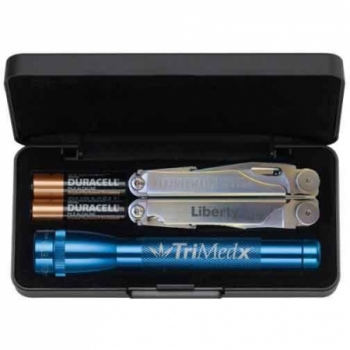 AA Mini Mag-Lite® Flashlight w/ Full Size Leatherman® Wave Tool