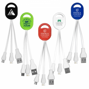 2-in-1 Charging Cable For Cell Phones and Tablets