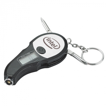 MINI TIRE GAUGE WITH SCREWDRIVER