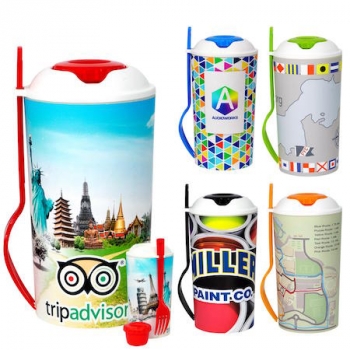 Full Color Salad Shaker