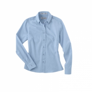 Forsyth Ladies' Oxford Wrinkle Resistant Long Sleeve Sport Shirt
