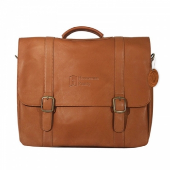 Vaqueta Deluxe Flapover Laptop Briefcase Bags