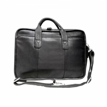 Glacier Canyon Leather Slim-Line Briefcase