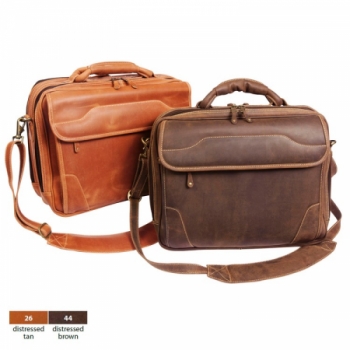 Dakota Pines Leather Computer Briefcase