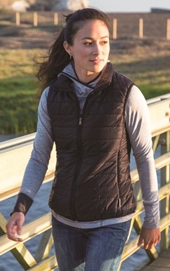 LADIES PUFFER VEST LIGHTWEIGHT POLYLOFT VEST