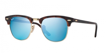 Men's Clubmaster Flash Lens Classic Sunglasses - Blue
