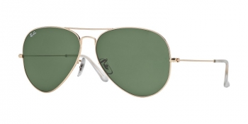 Women's Aviator Classic Sunglasses - Green/Gold