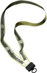3/4" Reflective Lanyard with Plastic Clamshell & O-Ring