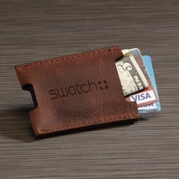JAGGER Leather Credit Card Sleeve