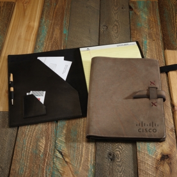 TASKER Leather Padfolio