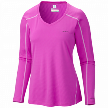 Columbia Ladies' Zero Rules Long Sleeve V-Neck Tee