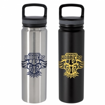 Vacuum Bottle with Carabiner Lid - 24 oz.