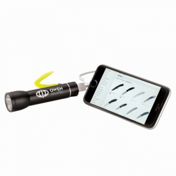 Rechargeable LED Flashlight & Power Bank