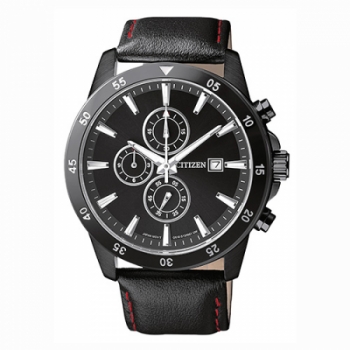 Mens Quartz Multi Dial Watch, Black Dial