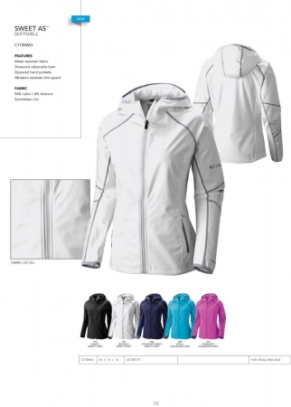 Columbia Women's Sweet As Full-Zip Softshell Jacket - Blank