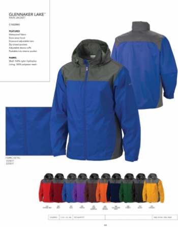 Columbia Men's Glennaker Lake Rain Jacket - Blank