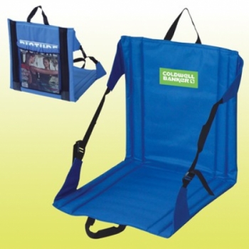 FOLDING CUSHIONED STADIUM SEAT W/ HANDLE
