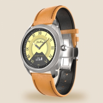 Analog Smartwatch with Heart Rate and blood pressure monitoring