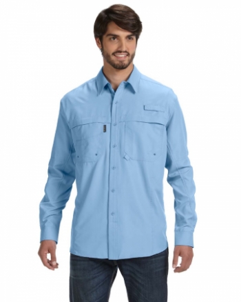 DRI DUCK Men's 100% polyester Long-Sleeve Fishing Shirt