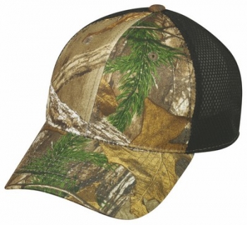 QTech Performance Camo Mesh Back Cap